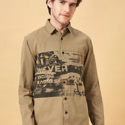 Street 808 by Pantaloons Slim Fit Graphic Printed Cotton Casual Shirt-picture-15