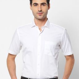 Stori Spread Collar Short Sleeves Regular Fit Cotton Casual Shirt-image-35