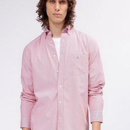 GANT Striped Button Down Regular Fit Shirt-picture-5