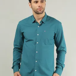 TIM PARIS Spread Collar Standard Casual Pure Cotton Shirt-picture-6