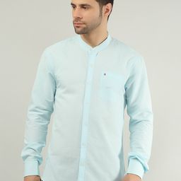 TIM PARIS Standard Opaque Cotton Casual Shirt-image-31