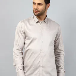 TIM PARIS Standard Opaque Cotton Casual Shirt-picture-10