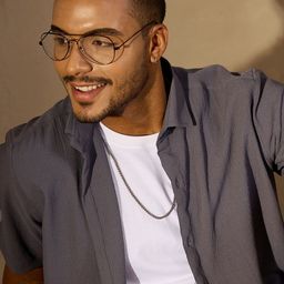 DENNISON Solid Oversized Casual Shirt-image-34