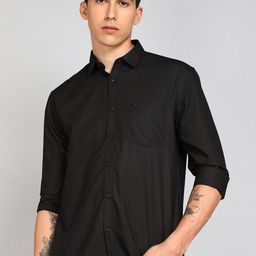 Sam and Jack Smart Spread Collar Chambray Casual Shirt-image-61