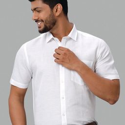 Ramraj Spread Collar Opaque Cotton Formal Shirt-picture-13
