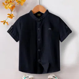 BAESD Boys Premium Denim Weave Cotton Casual Shirt-image-53
