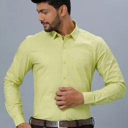 Ramraj Men Cotton Long Sleeves Opaque Formal Shirt-image-59