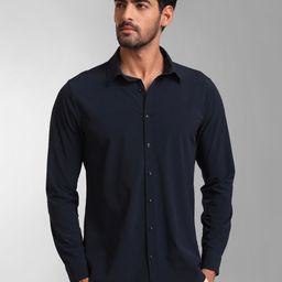 KZ07 By Kazo Spread Collar Casual Shirt-image-47
