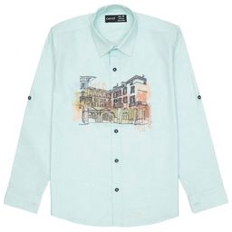 CAVIO Boys Comfort Printed Pure Cotton Casual Shirt-image-83