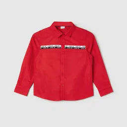 max Boys Spread Collar Pure Cotton Casual Shirt-image-47