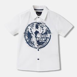 Blue Giraffe Boys Printed Pure Cotton Casual Shirt-image-48
