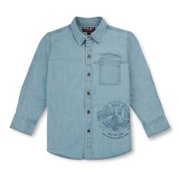 Gini and Jony Boys Spread Collar Long Sleeves Regular Fit Denim Casual Shirt-image-29