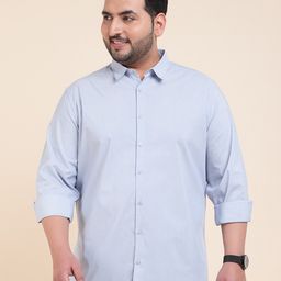 Sztori Classic Long Sleeves Spread Collar Cotton Opaque Casual Shirt-image-72