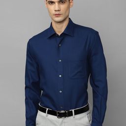 Louis Philippe Permapress Slim Fit Pure Cotton Wrinkle Free Formal Shirt-image-25