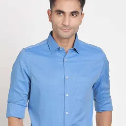 Turtle Standard Slim Fit Opaque Cotton Formal Shirt-picture-14