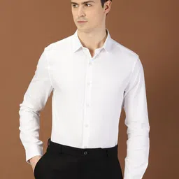 INVICTUS Original Slim Fit Spread Collar Long Sleeve Cotton Formal Shirt-image-41