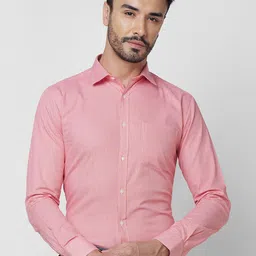Park Avenue Slim Fit Opaque Cotton Formal Shirt-image-89