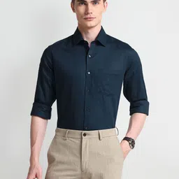 Arrow Men Slim Fit Opaque Formal Shirt-picture-31