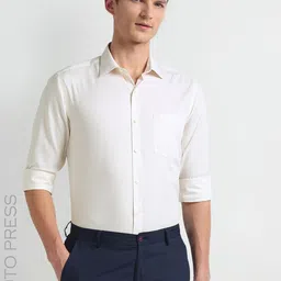 Arrow Graph Check Slim Fit Spread Collar Cotton Autopress Formal Shirt-14