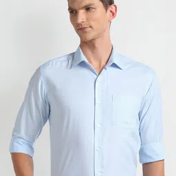Arrow Slim Fit Long Sleeves Cotton Opaque Autopress Formal Shirt-picture-44