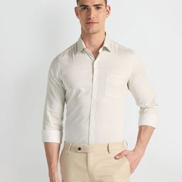 Arrow Slim Fit Floral Printed Cotton Opaque Formal Shirt-picture-26