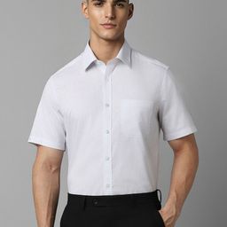Louis Philippe Classic Checked Pure Cotton Formal Shirt-picture-11