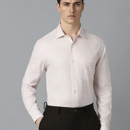 Louis Philippe Spread Collar Long Sleeves Pure Cotton Formal Shirt-picture-15