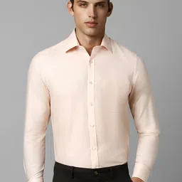 Louis Philippe Self Design Pure Cotton Formal Shirt-picture-17
