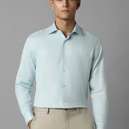 Louis Philippe Men Solid Formal Pure Cotton Classic Fit Shirt-picture-27