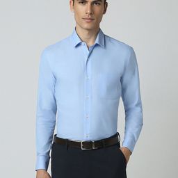 Peter England Opaque Cotton Formal Shirt-picture-21