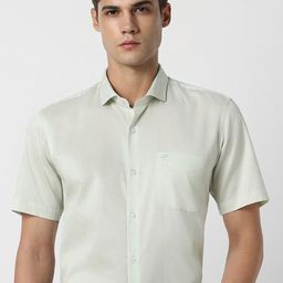 Peter England Spread Collar Long Sleeves Regular Fit Formal Shirt-picture-27