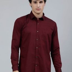 JADEBERRY Standard Spread Collar Cotton Casual Shirt-image-44