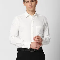 Peter England Men White Formal Shirt-image-63