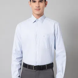 Cantabil Printed Comfort Cotton Formal Shirt-image-3