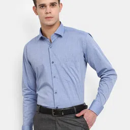 J White by Vmart  Long Sleeves Spread Collar Formal Cotton Shirt-image-22