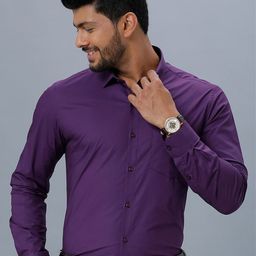 Ramraj Classic Long Sleeves Cotton Formal Shirt-image-84