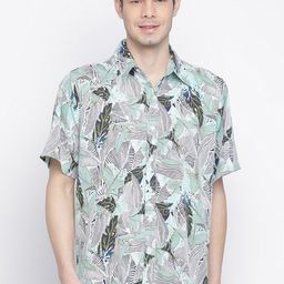 Oxolloxo Women Multicoloured Floral Opaque Printed Party Shirt-image-57