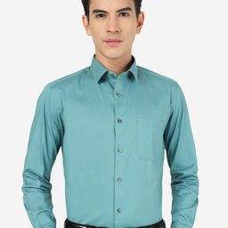 Greenfibre Striped Spread Collar Long Sleeve Cotton Slim Fit Formal Shirt-image-93