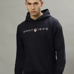 GANT Solid Hooded Regular Fit Sweatshirt-image-27
