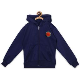 Fashionable Girls Hooded Applique Sweatshirt-image-87