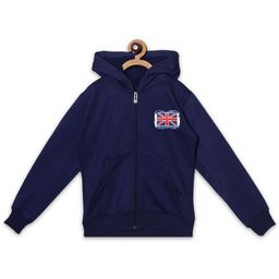 Fashionable Girls Hooded Applique Sweatshirt-image-98