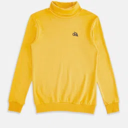 Pantaloons Junior Boys Gold-Toned Solid Sweatshirt-picture-38