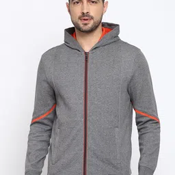 Van Heusen Hooded Cotton Front Open Sweatshirt-picture-54