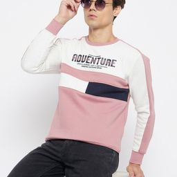Duke Round Neck Long Sleeves Typographic Printed Pullover Sweatshirt-image-50