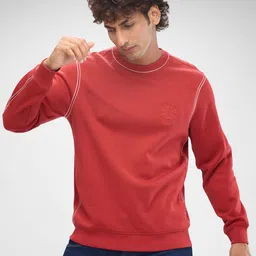 SPYKAR Men Solid Long Sleeves Sweatshirt-image-87
