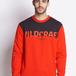Wildcraft Men Red Printed Cotton Sweatshirt-picture-14