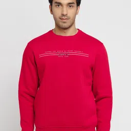 Status Quo Men Red Printed Sweatshirt-image-32