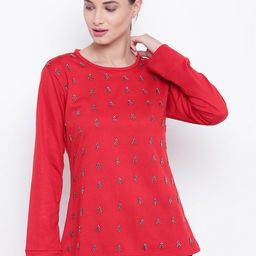 BAESD Embellished Round Neck Fleece Pullover-picture-15