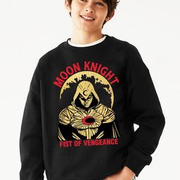 KINSEY Boys Marvel MoonKnight Printed Fleece Sweatshirt-image-29