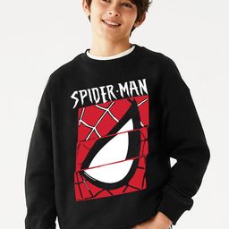 KINSEY Boys Spiderman Printed Fleece Sweatshirt-image-37